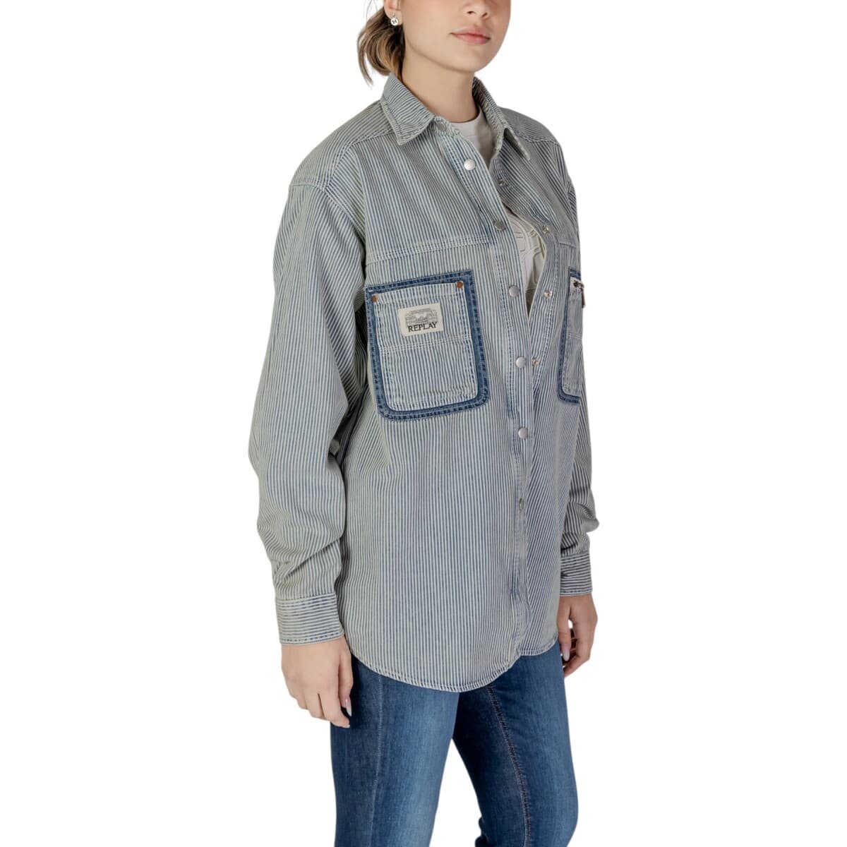 Women's Shirts Replay Blue