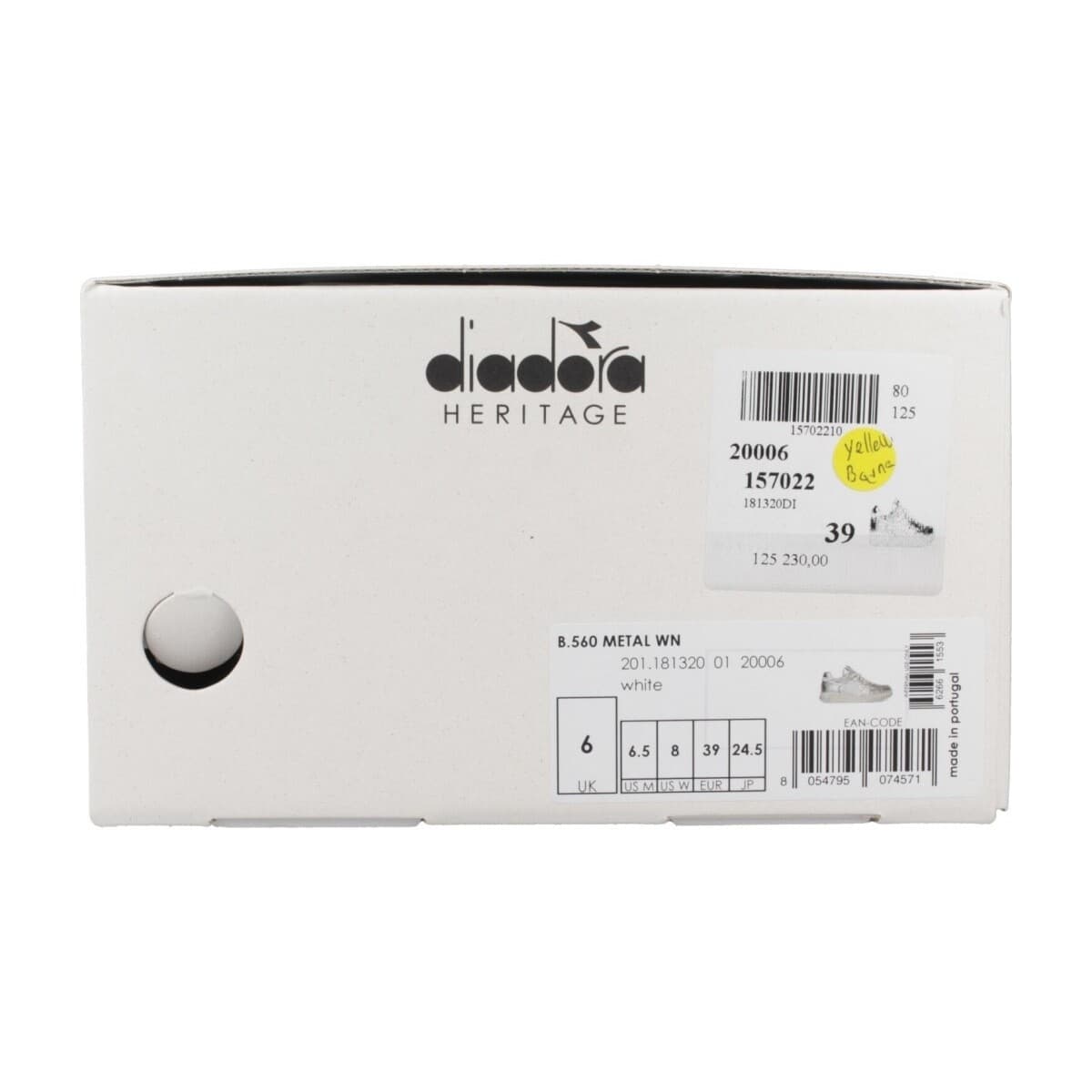 Women's Sports Shoes Diadora Silver