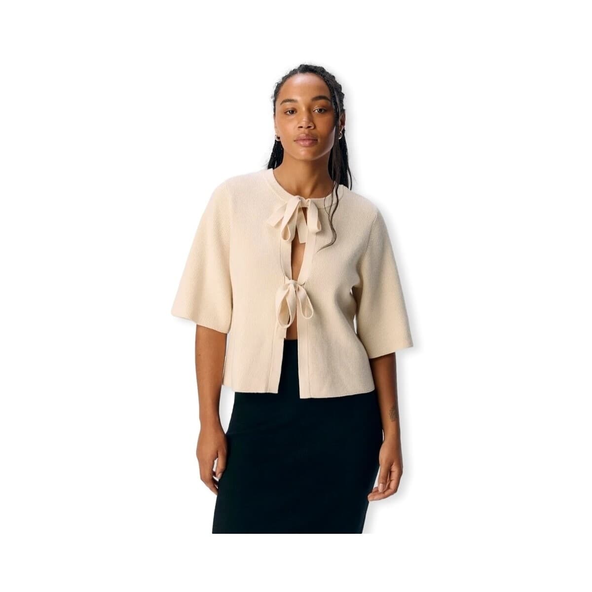 Women's Coats Object Beige