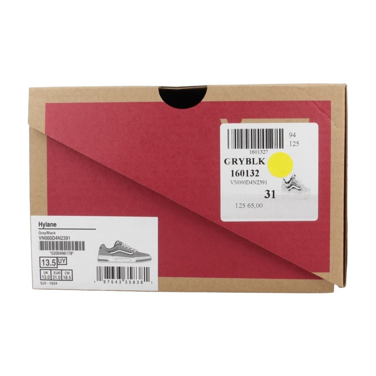 Boys' Sneakers Vans Gray