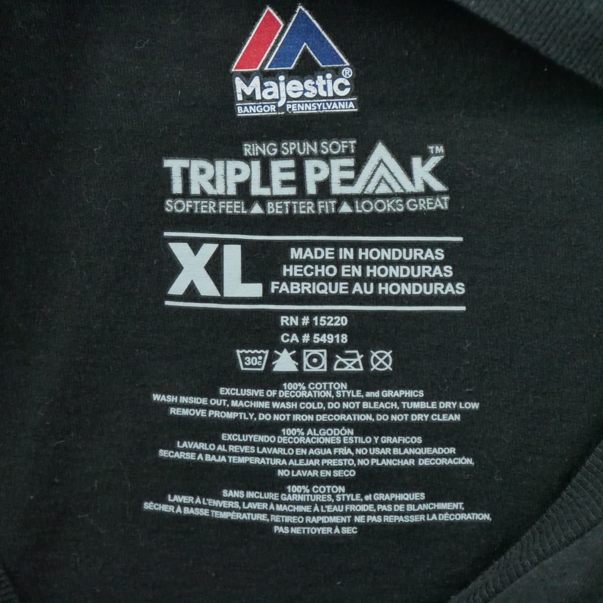 Men's T-Shirts Majestic Black