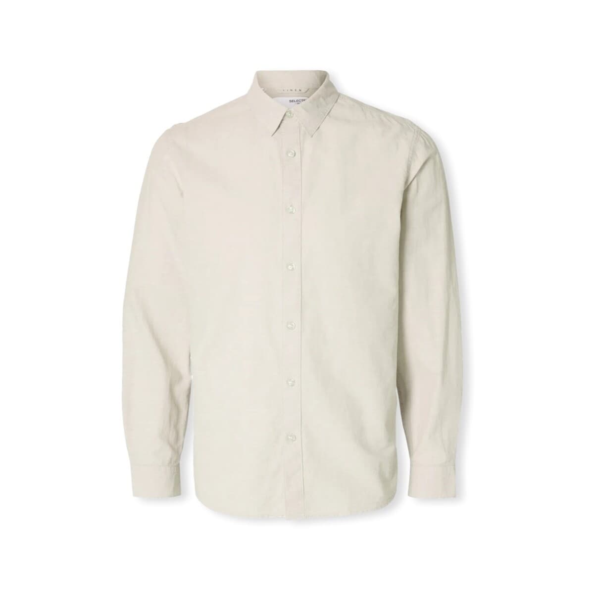 Men's Shirts Selected Beige