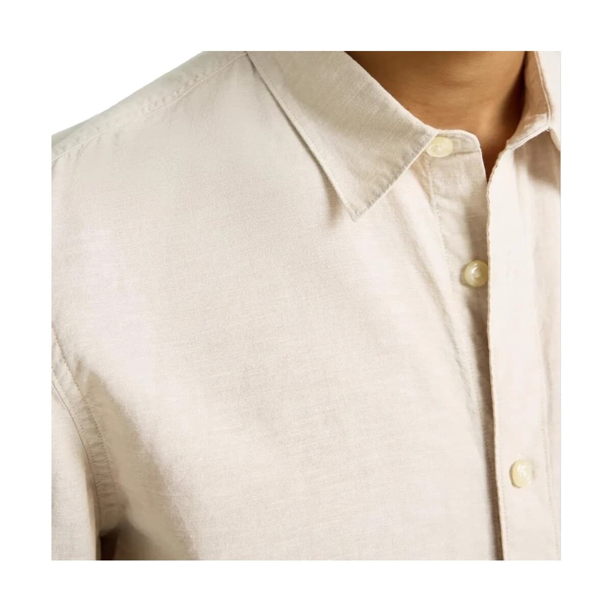 Men's Shirts Selected Beige
