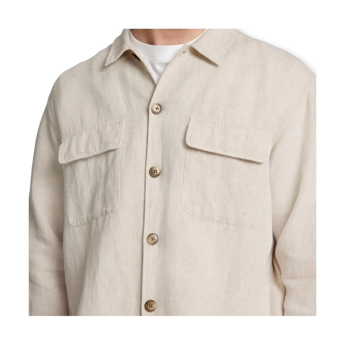 Men's Shirts Selected Beige
