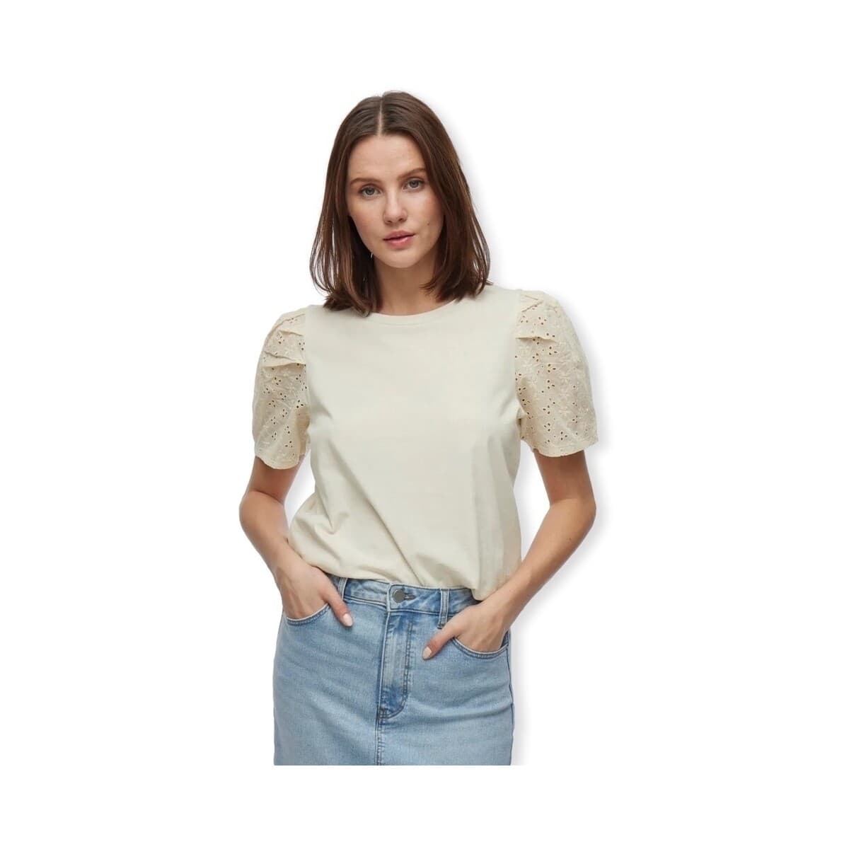 Women's Sweatshirts Vila Beige