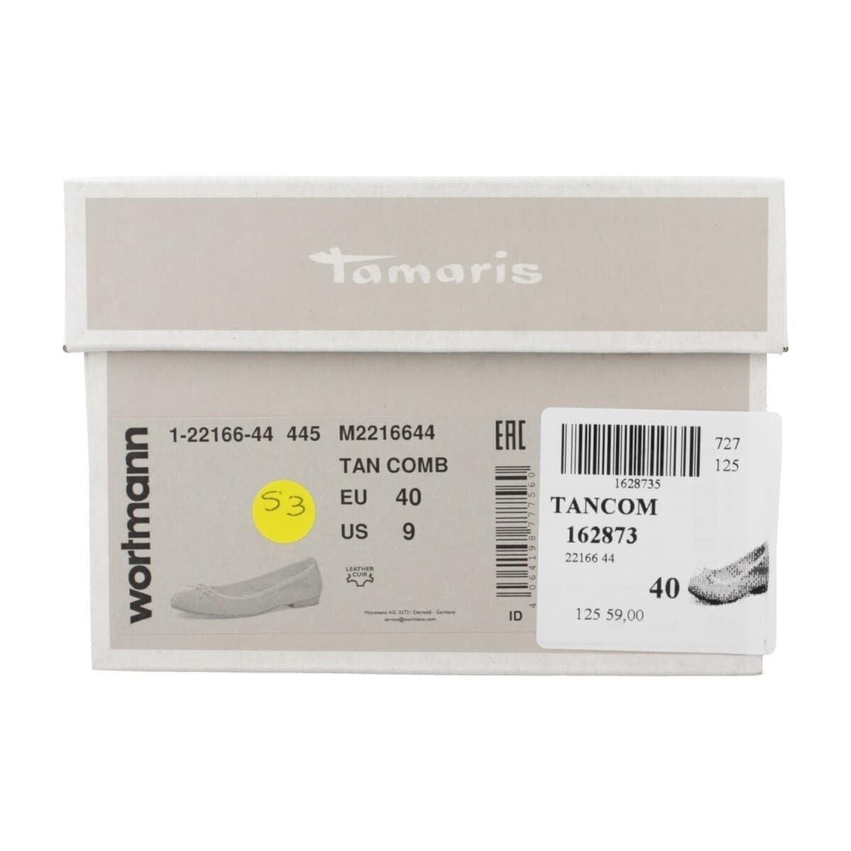 Women's Ballet Flats Tamaris Brown