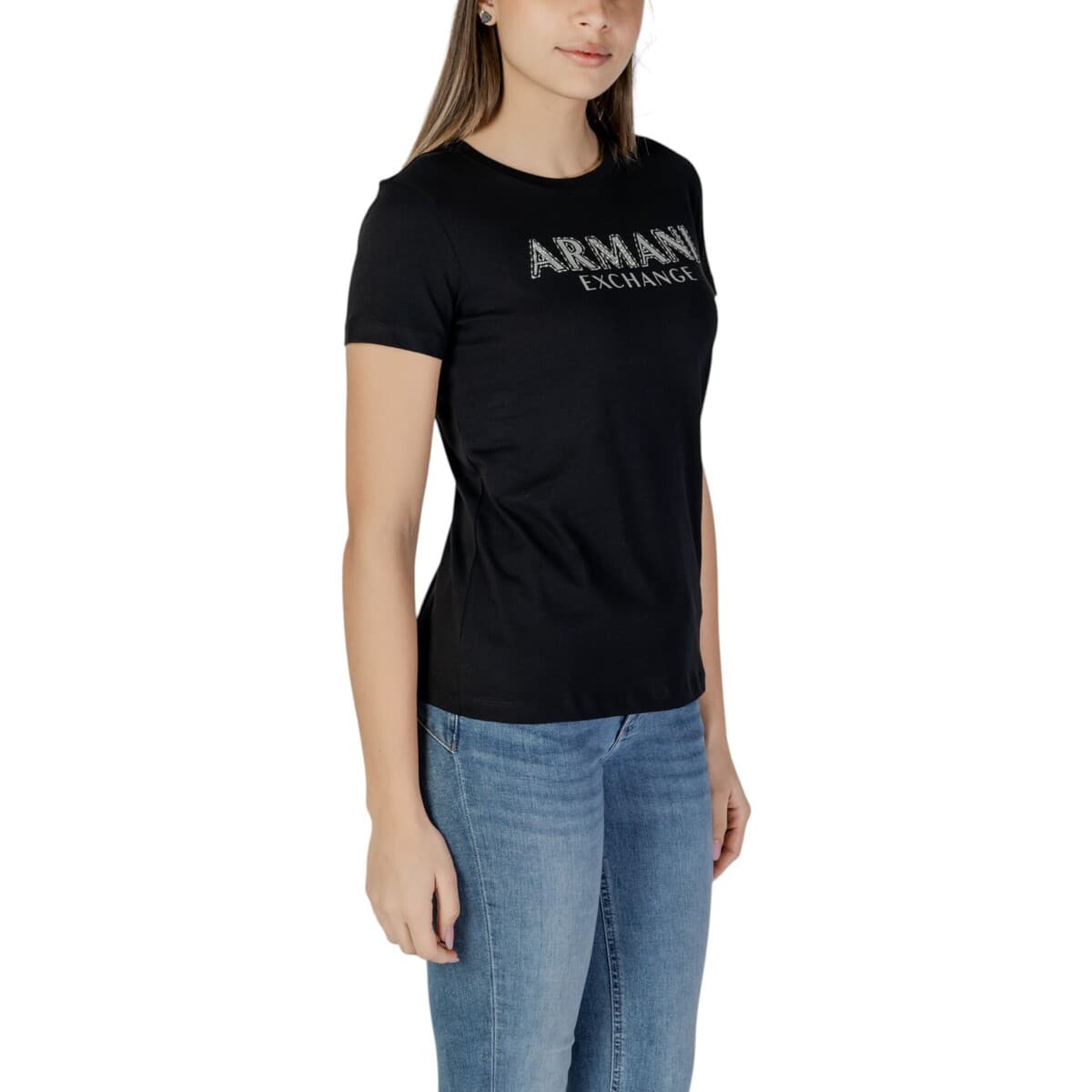 Women's T-Shirts EAX Black