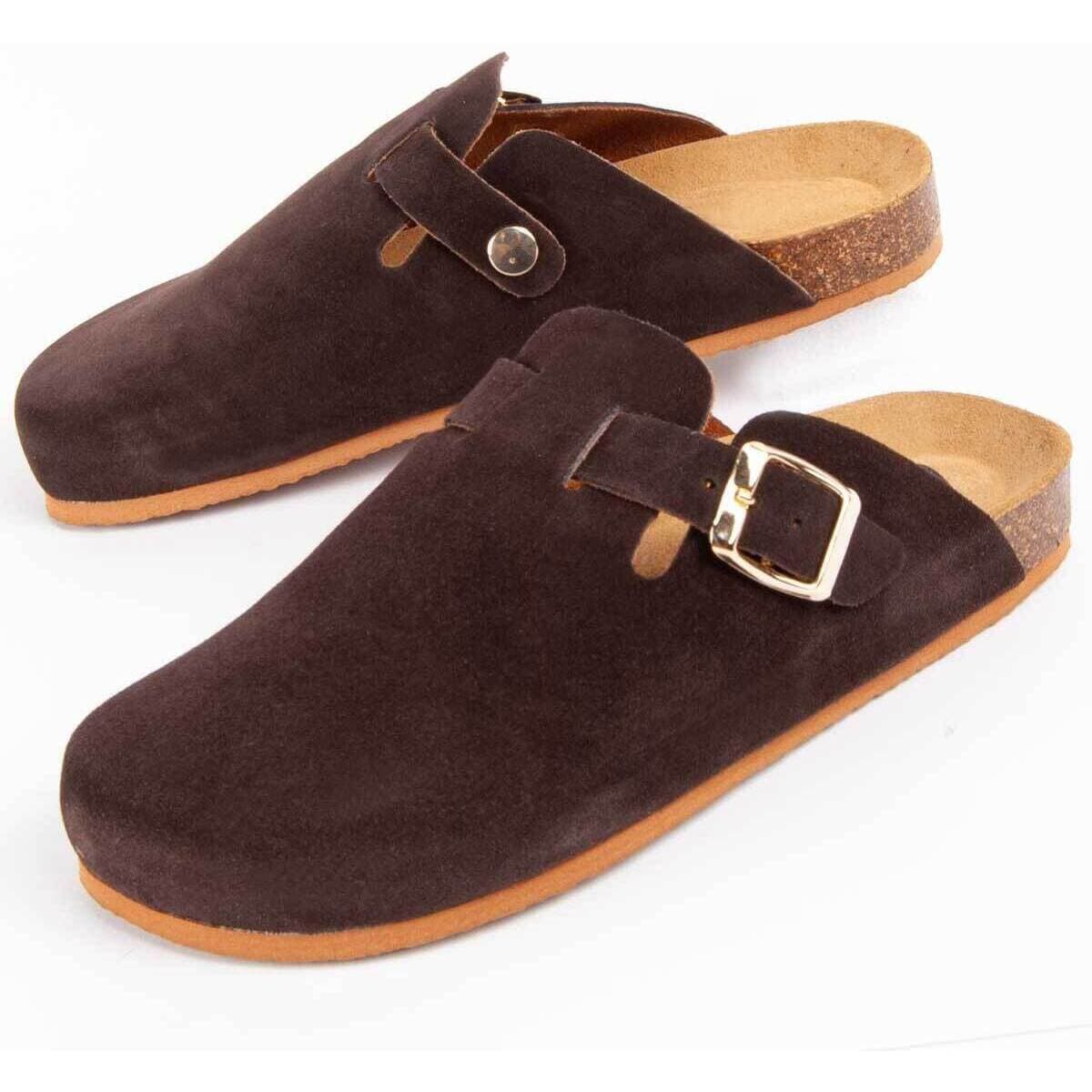 Women's Mules Purapiel Brown