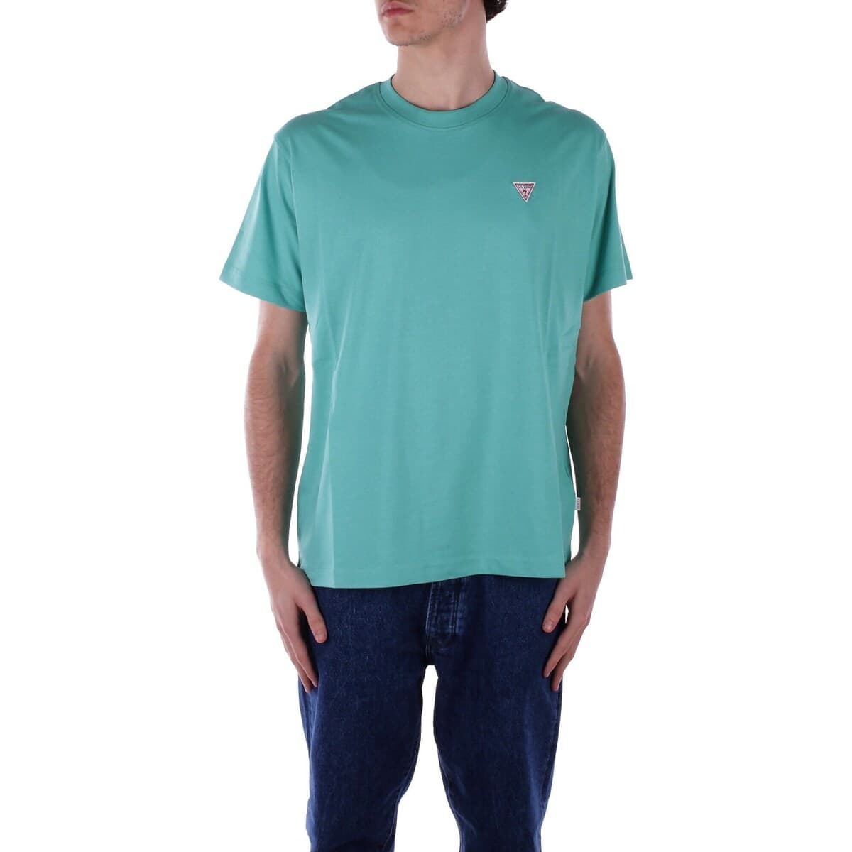 Men's T-Shirts Guess Green