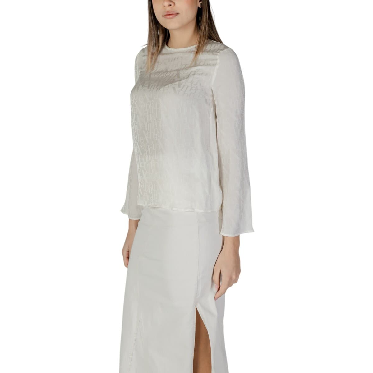 Women's T-Shirts EAX White