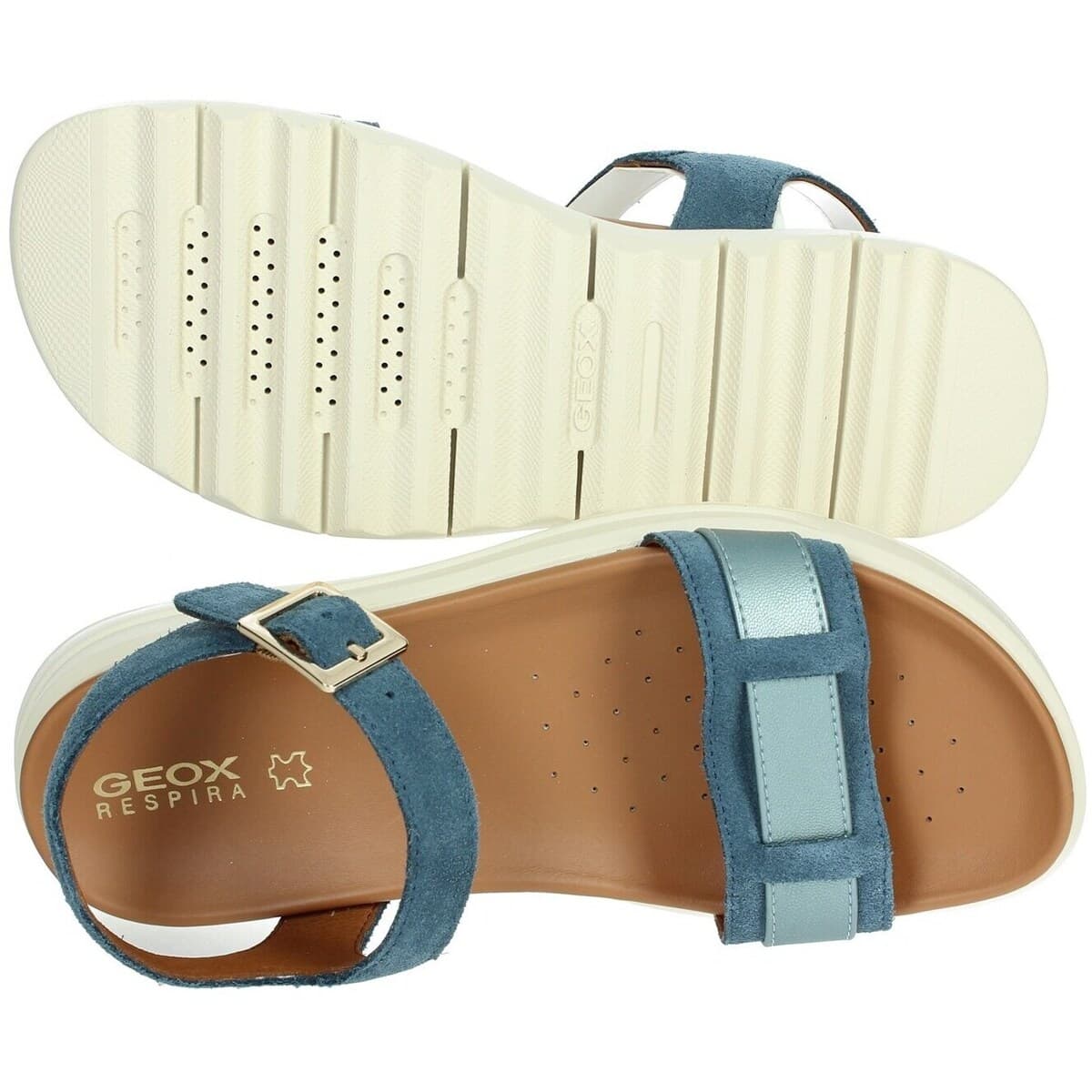 Women's Platforms Geox Blue