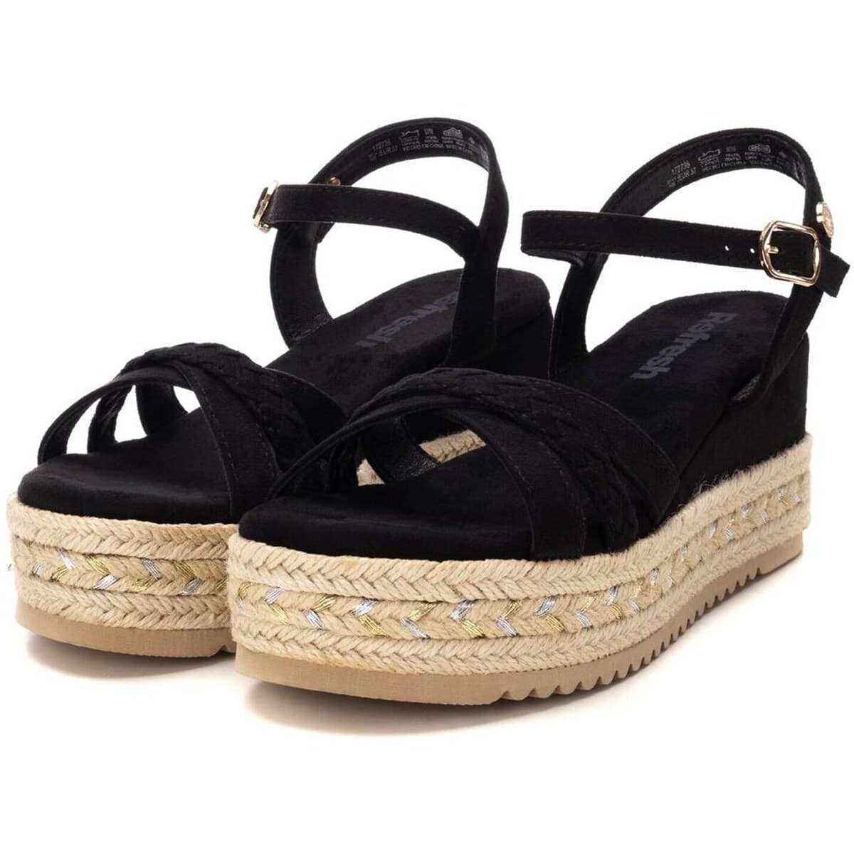 Women's Platforms Refresh Black