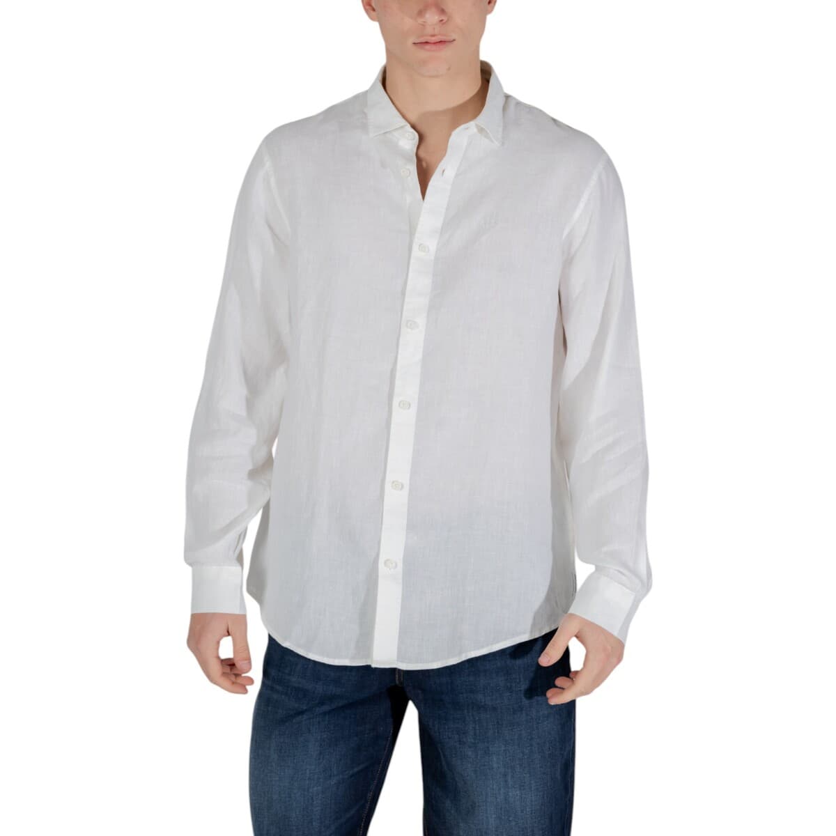 Men's Shirts EAX White