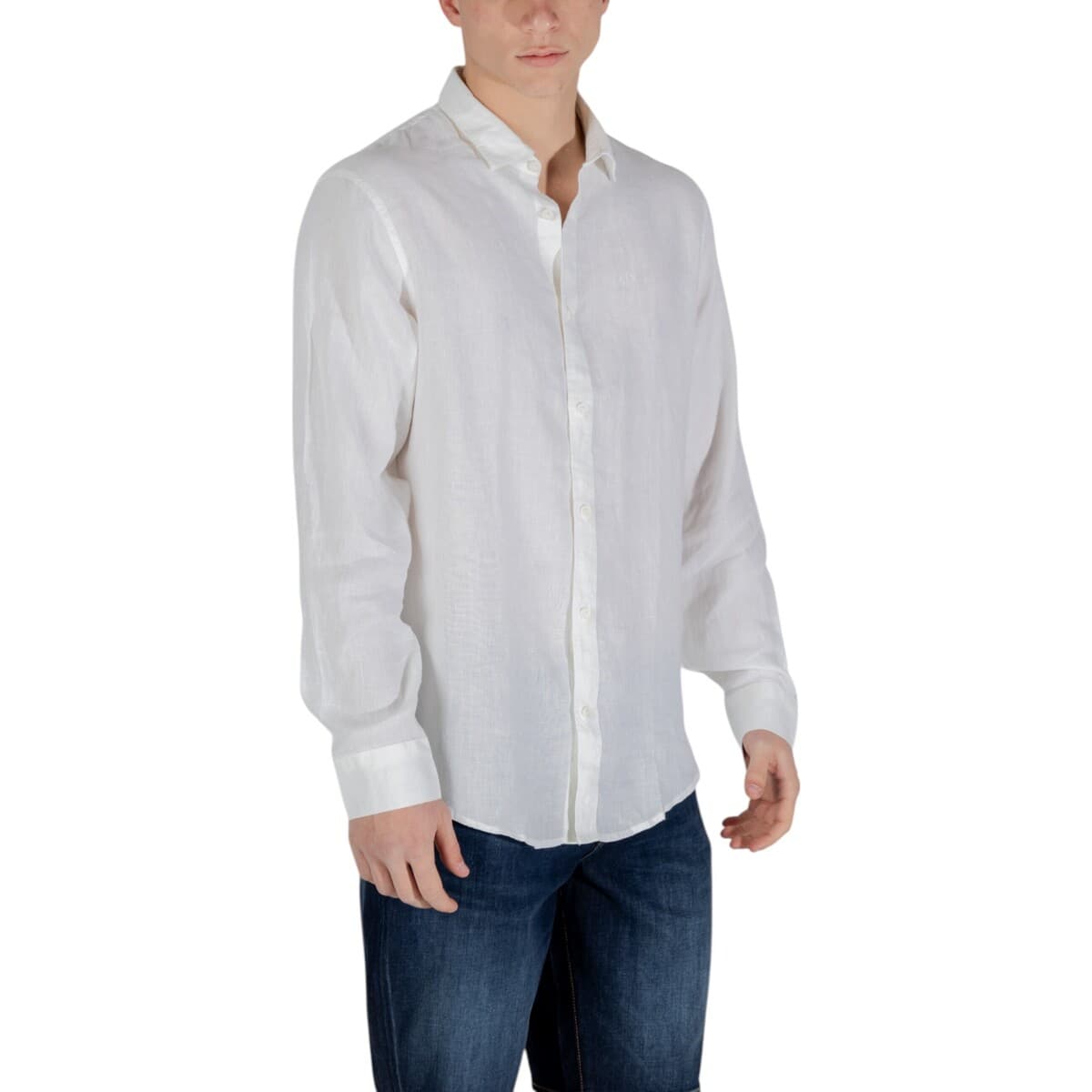 Men's Shirts EAX White