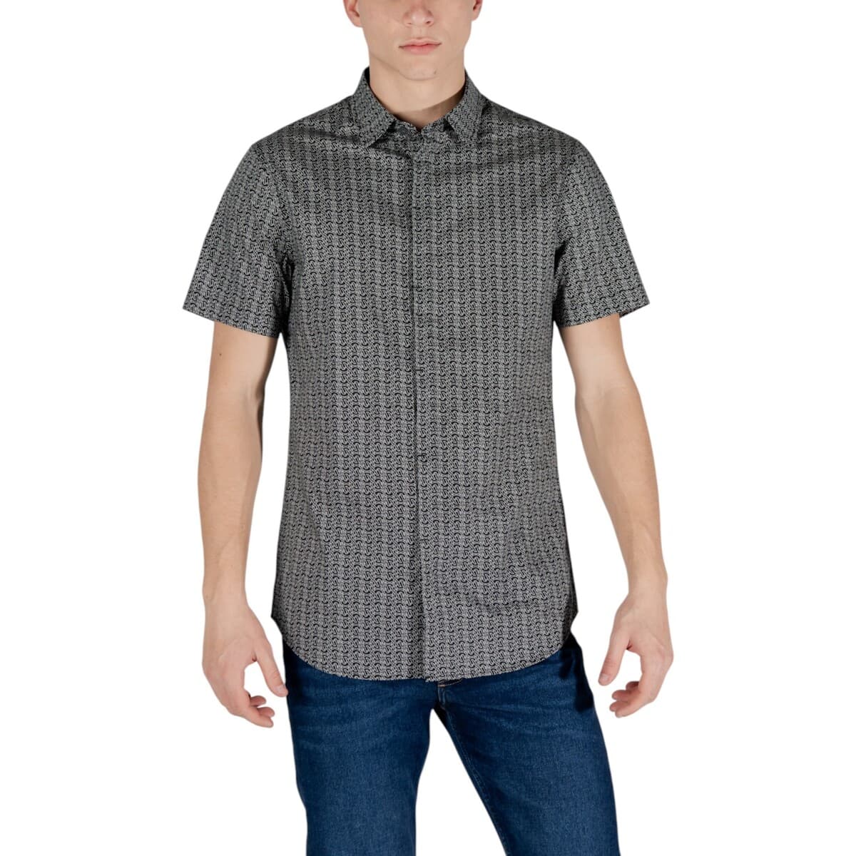 Men's Shirts EAX Black