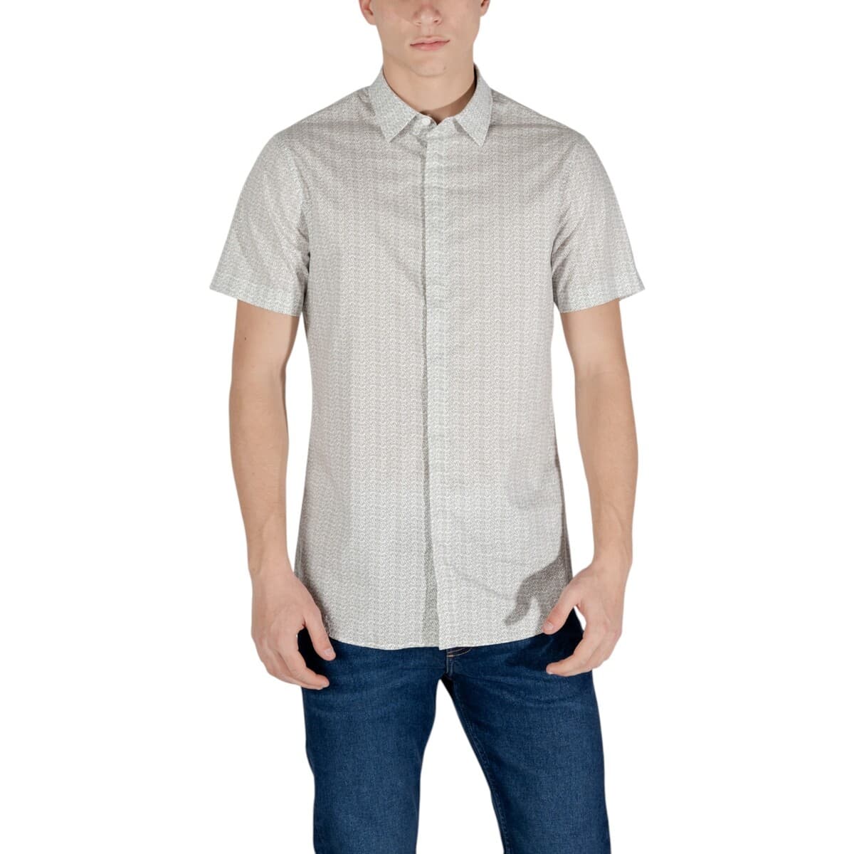 Men's Shirts EAX White