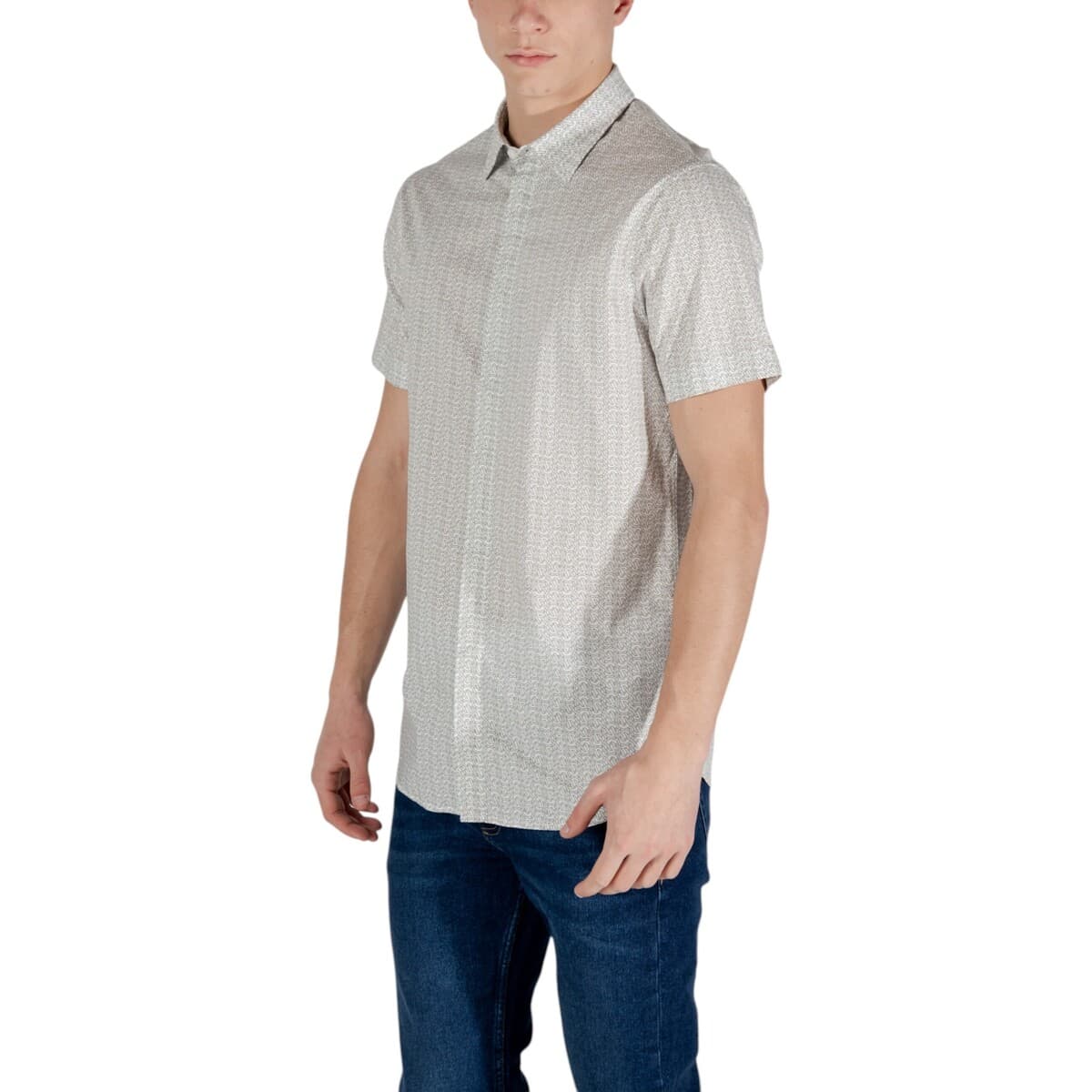 Men's Shirts EAX White