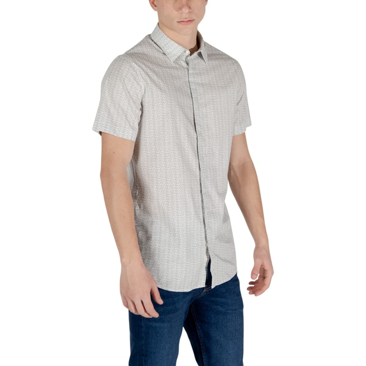 Men's Shirts EAX White