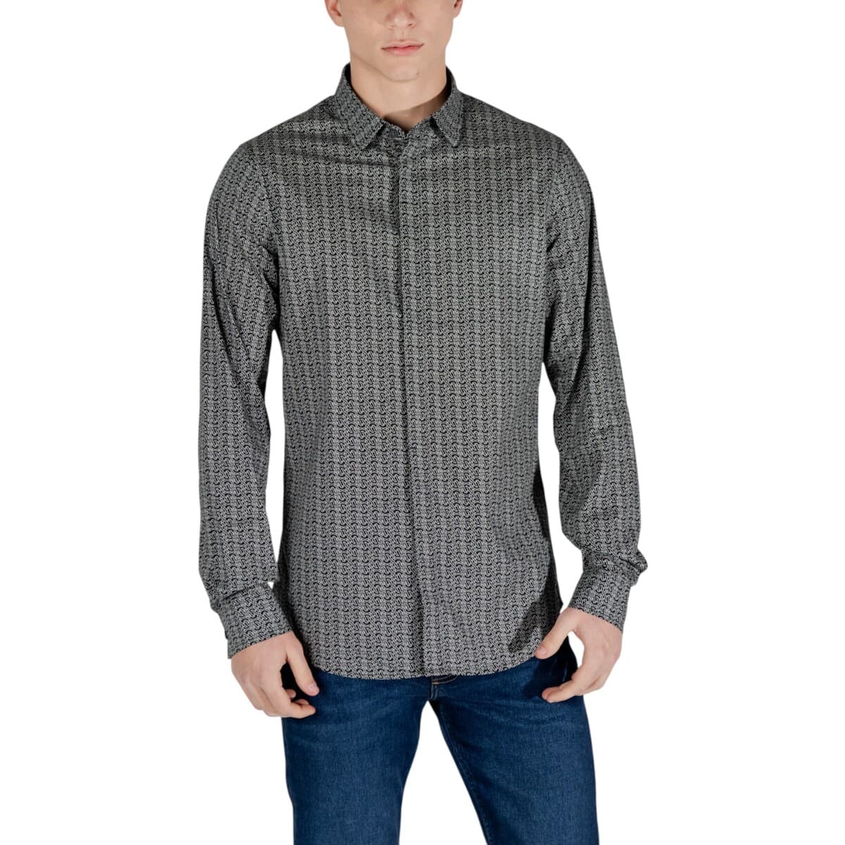 Men's Shirts EAX Black