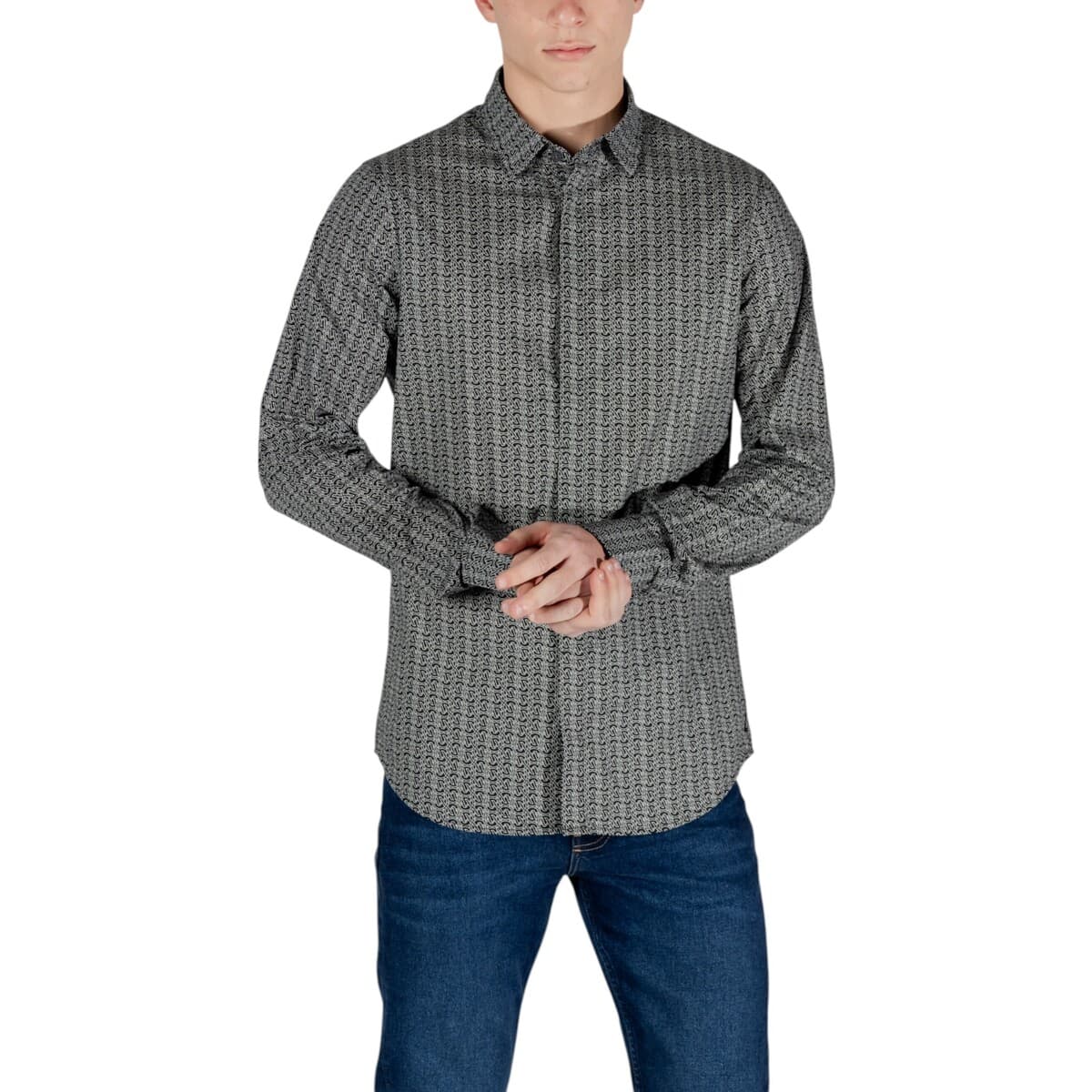 Men's Shirts EAX Black