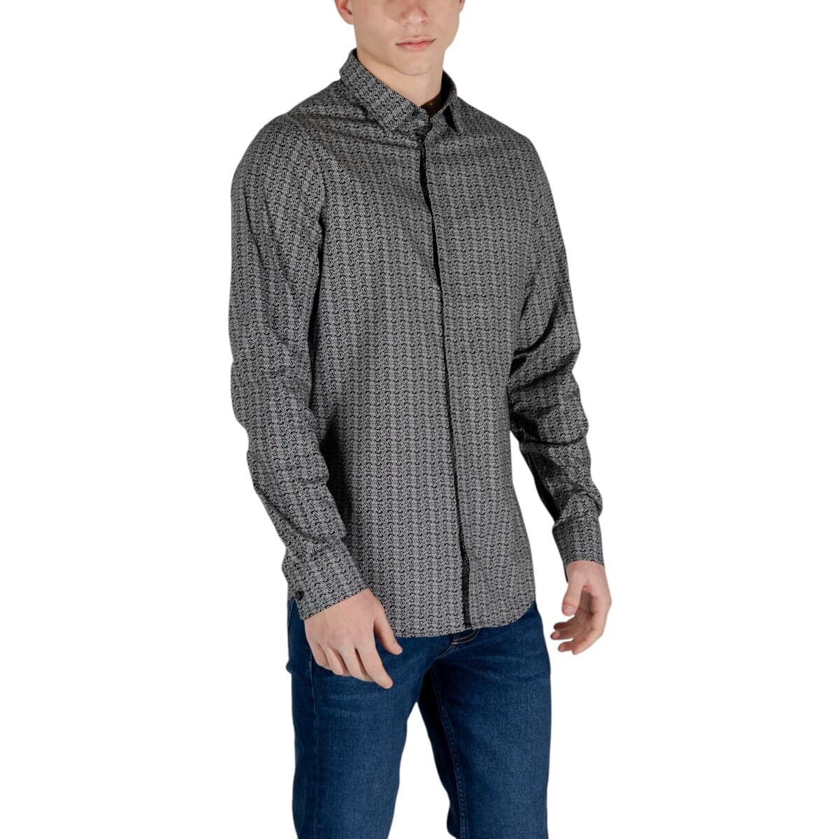 Men's Shirts EAX Black