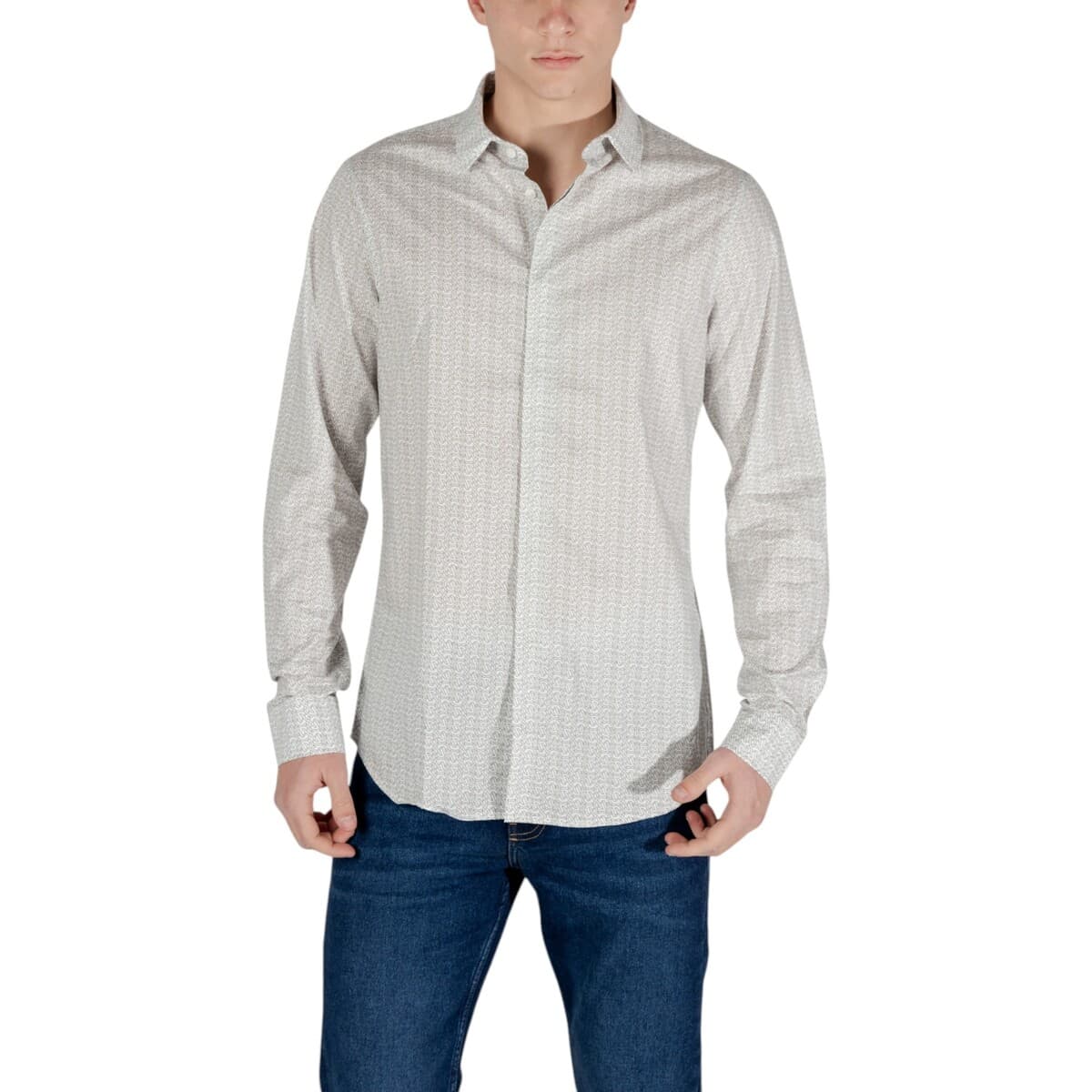 Men's Shirts EAX White