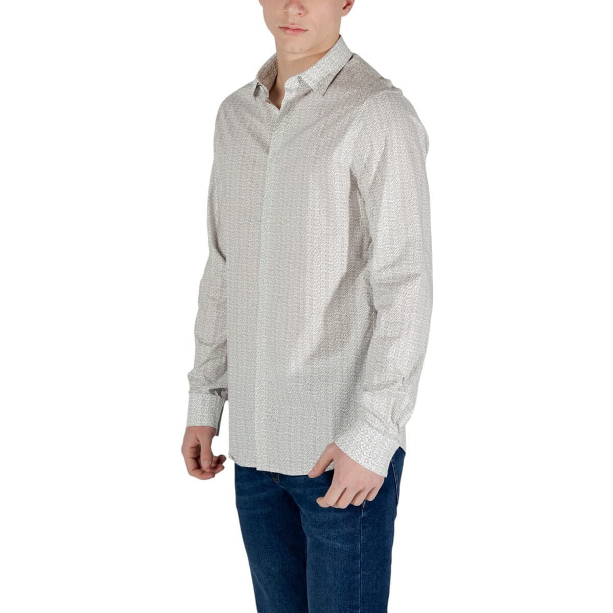 Men's Shirts EAX White