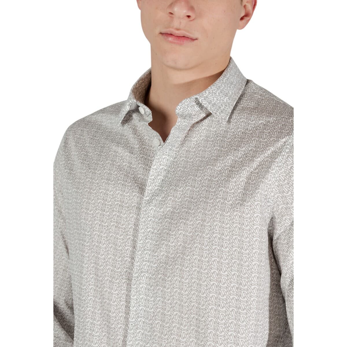 Men's Shirts EAX White