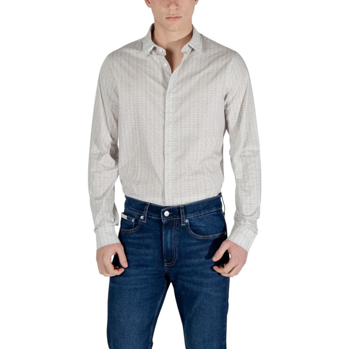 Men's Shirts EAX White
