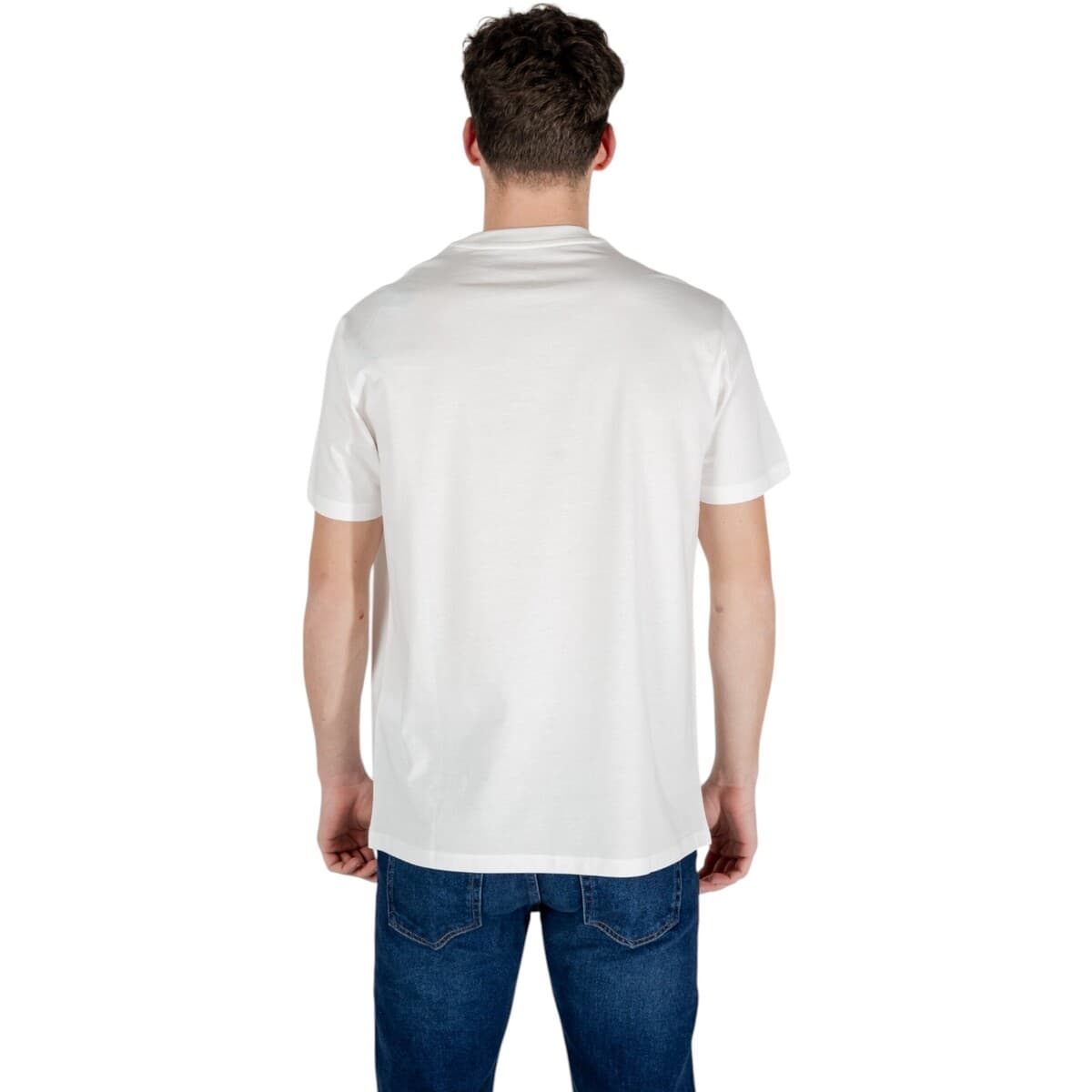 Men's Polo Shirts EAX White