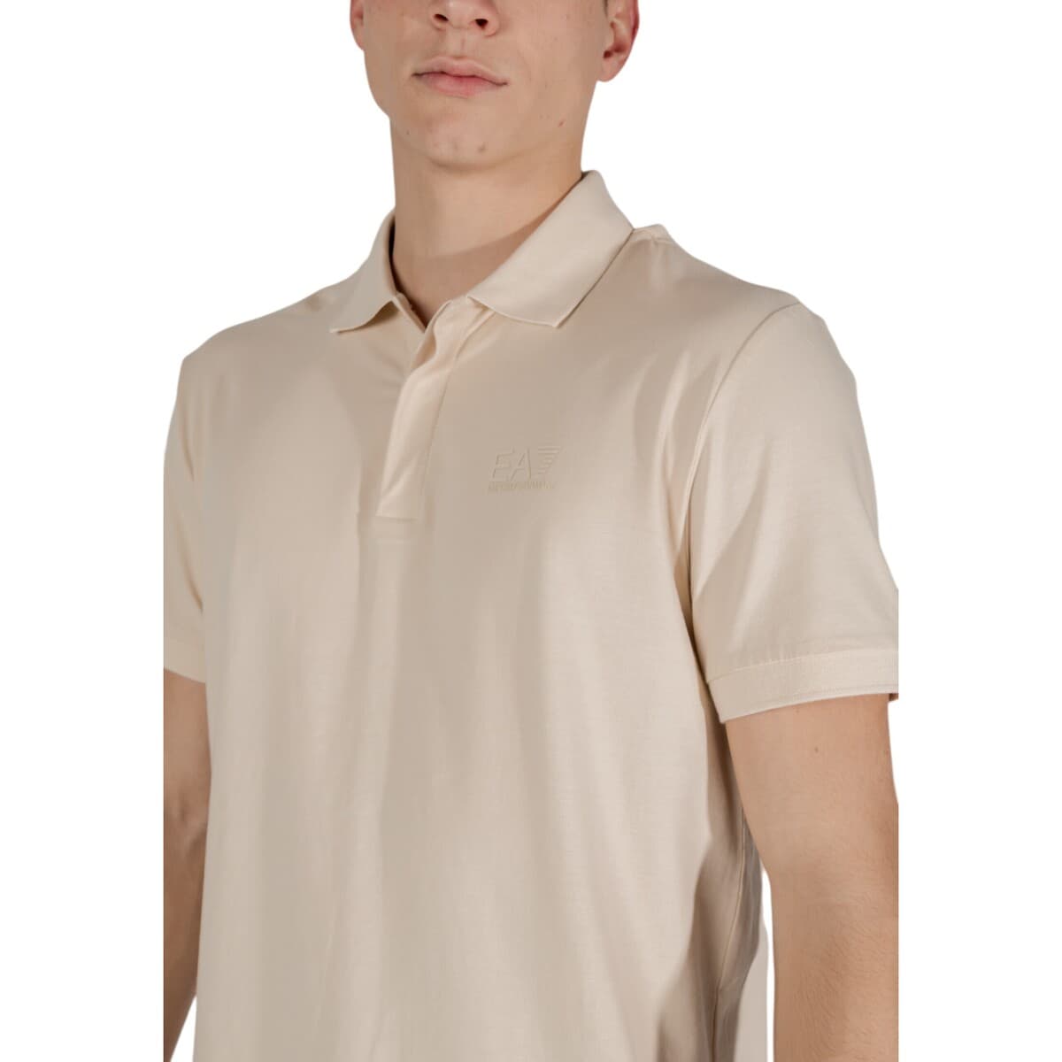 Men's Polo Shirts EA7 Beige