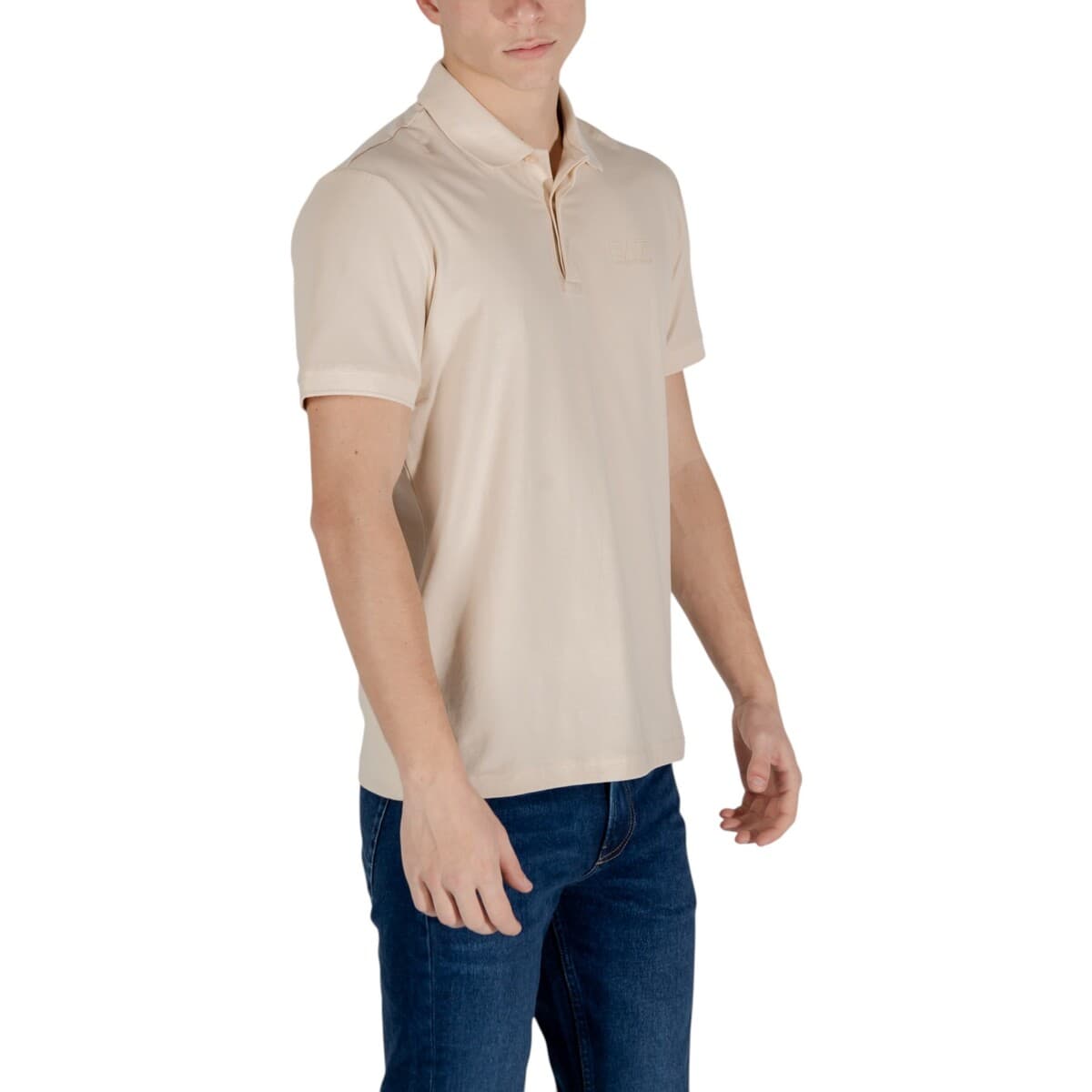 Men's Polo Shirts EA7 Beige