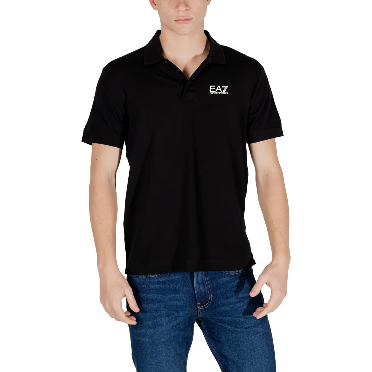 Men's Polo Shirts EA7 Black
