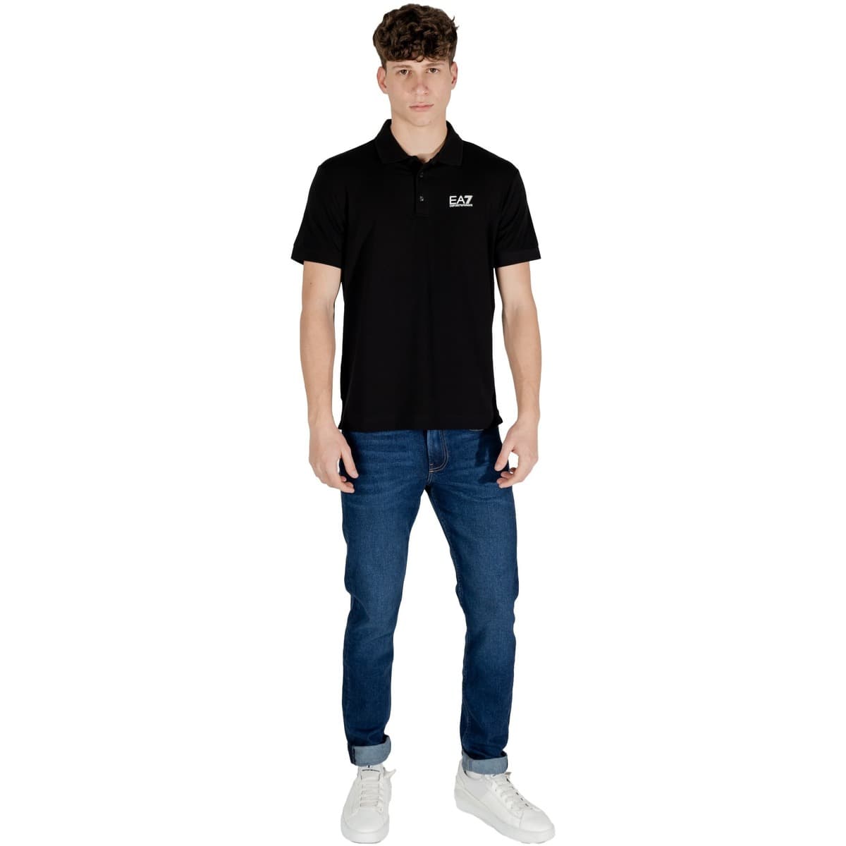 Men's Polo Shirts EA7 Black