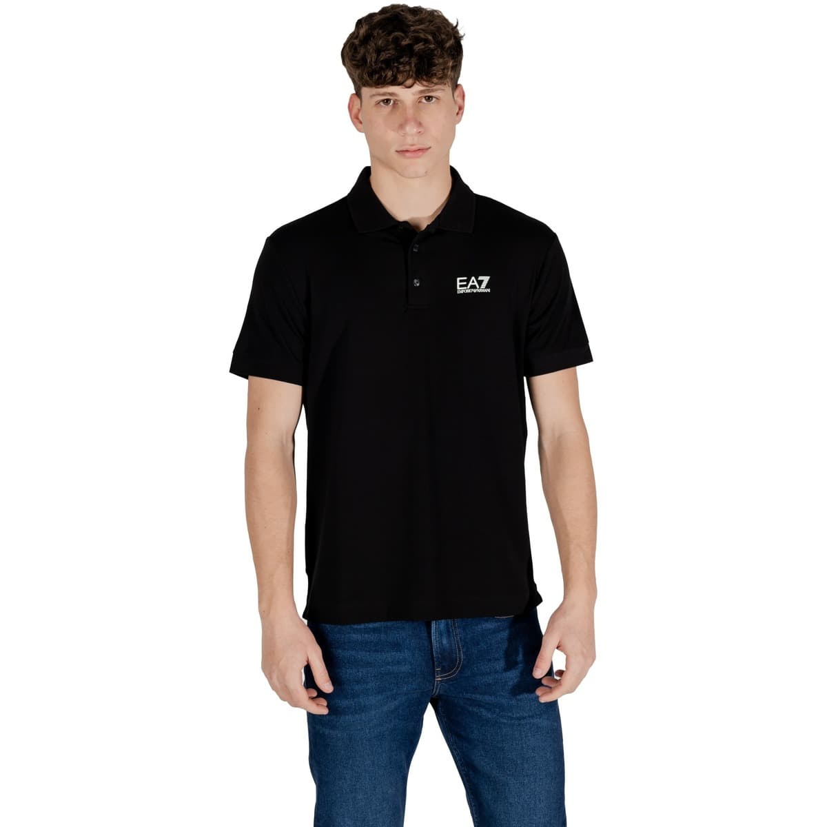 Men's Polo Shirts EA7 Black