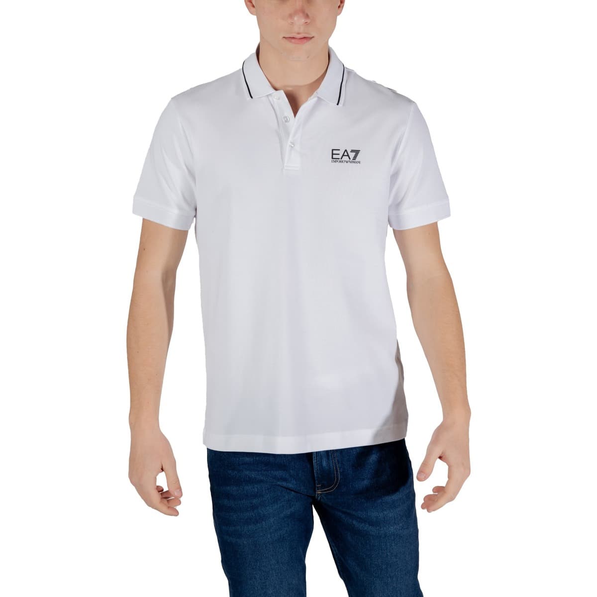 Men's Polo Shirts EA7 White