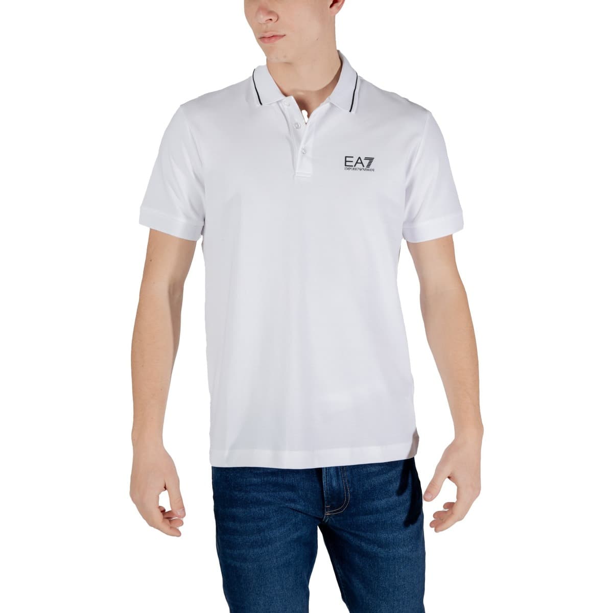 Men's Polo Shirts EA7 White