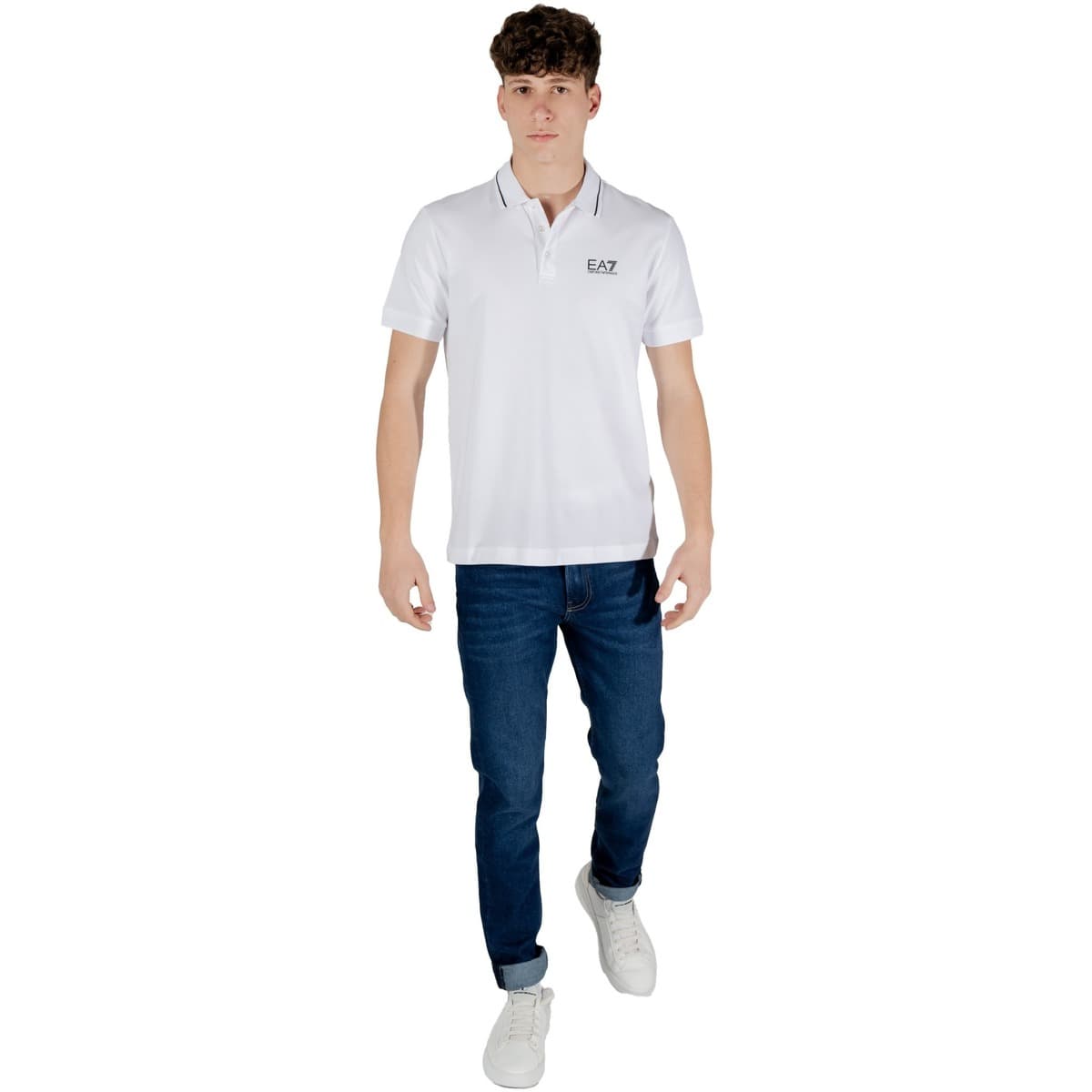 Men's Polo Shirts EA7 White