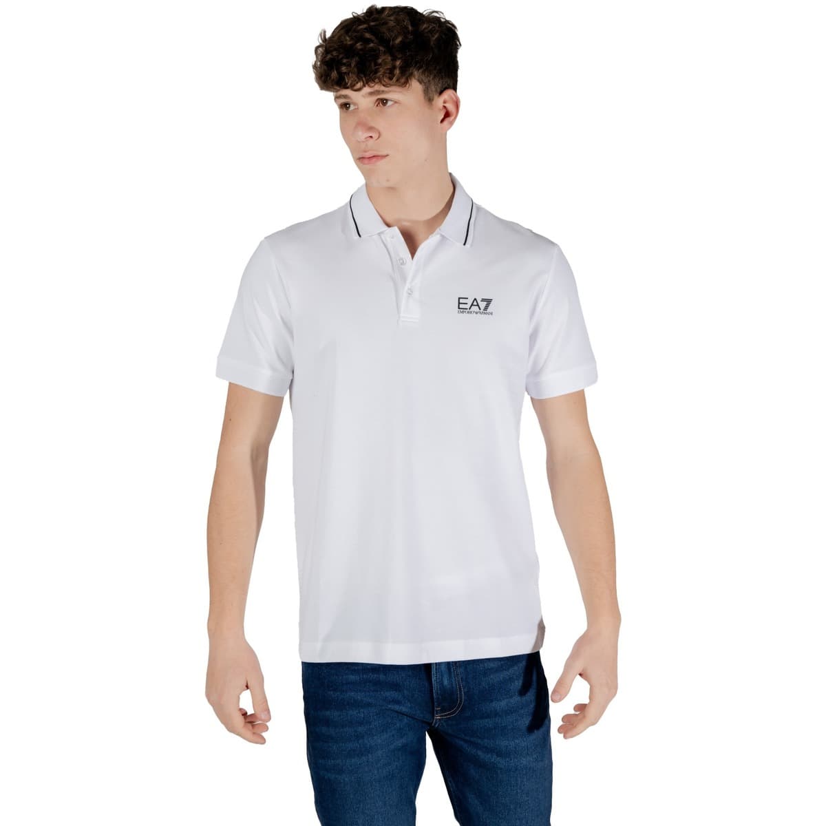 Men's Polo Shirts EA7 White