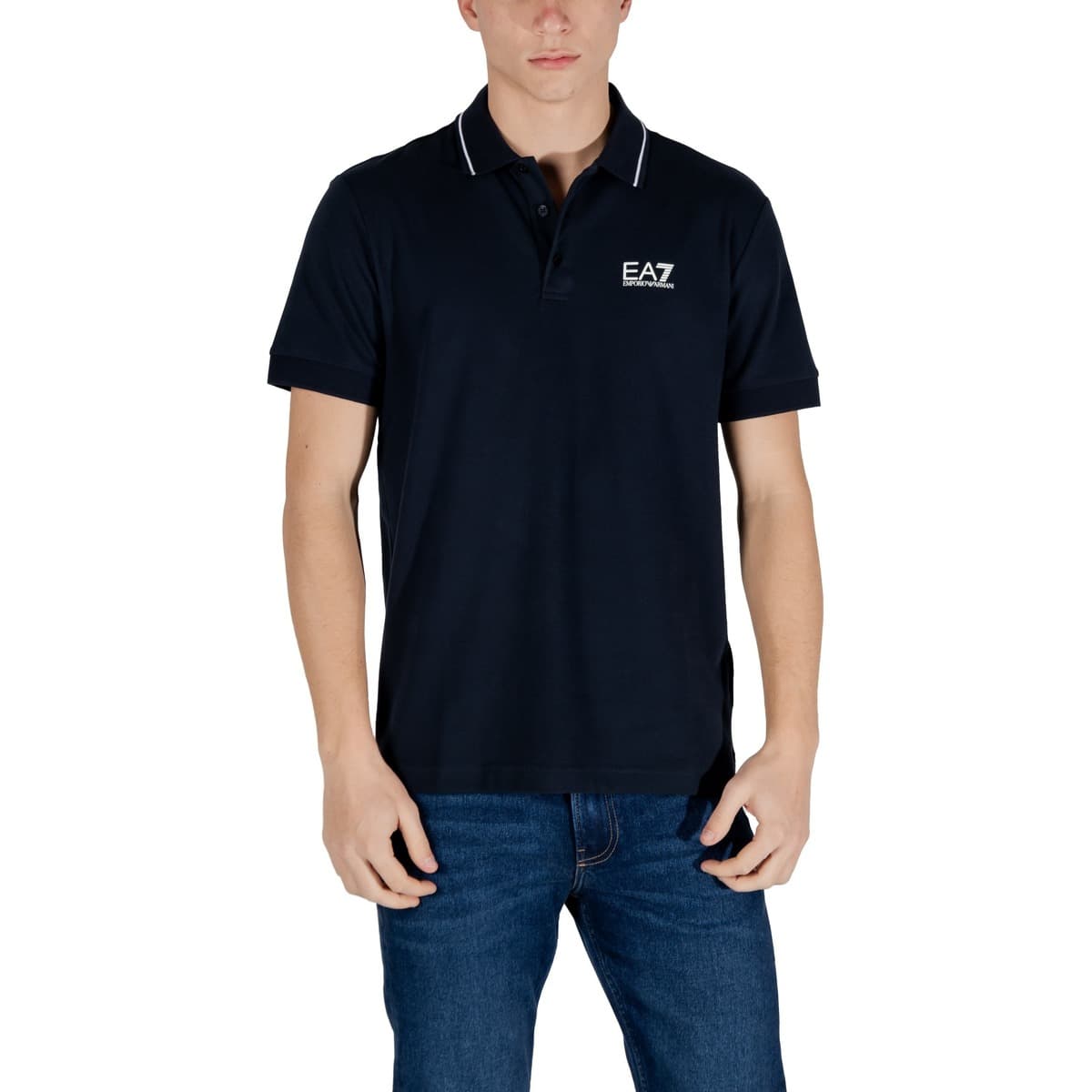Men's Polo Shirts EA7 Blue