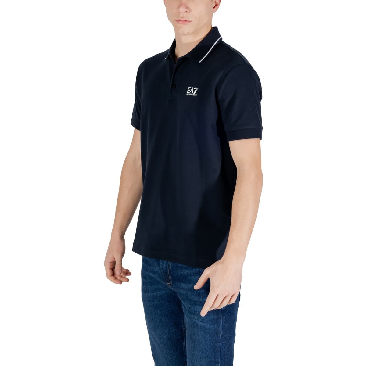 Men's Polo Shirts EA7 Blue