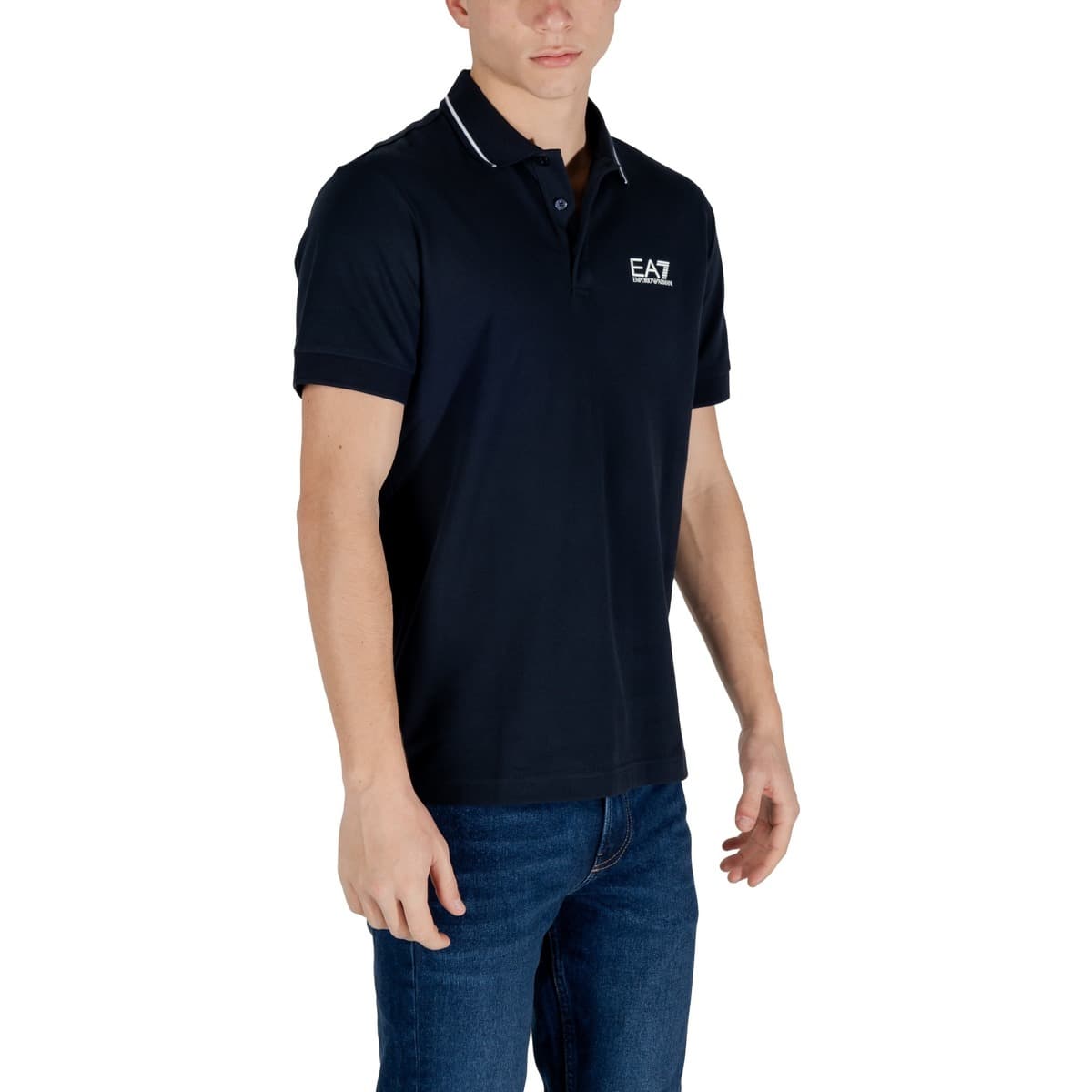 Men's Polo Shirts EA7 Blue