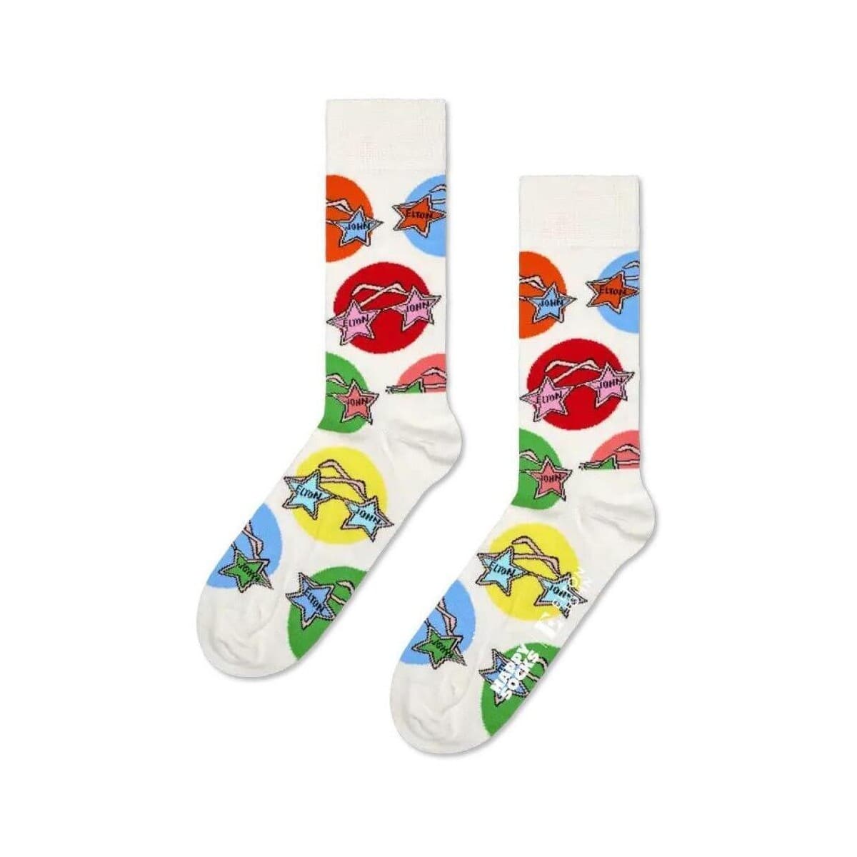 High socks Happy socks Calcetines Hombre Modèle Elton Glasses
