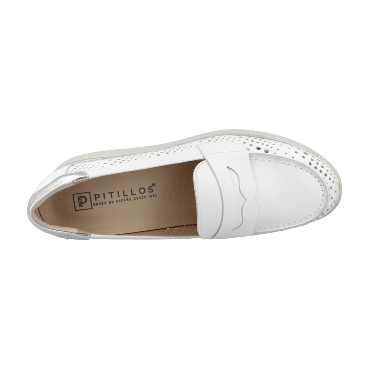 Women's Derby Shoes Pitillos White