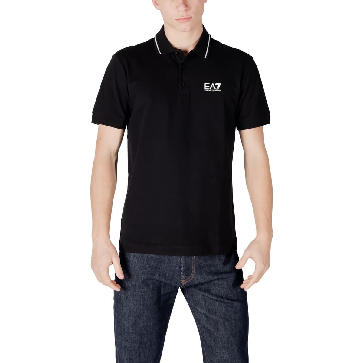 Men's Polo Shirts EA7 Black