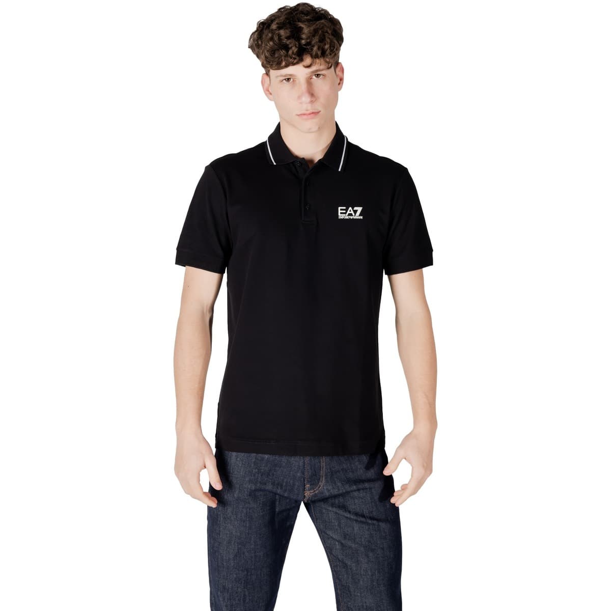Men's Polo Shirts EA7 Black