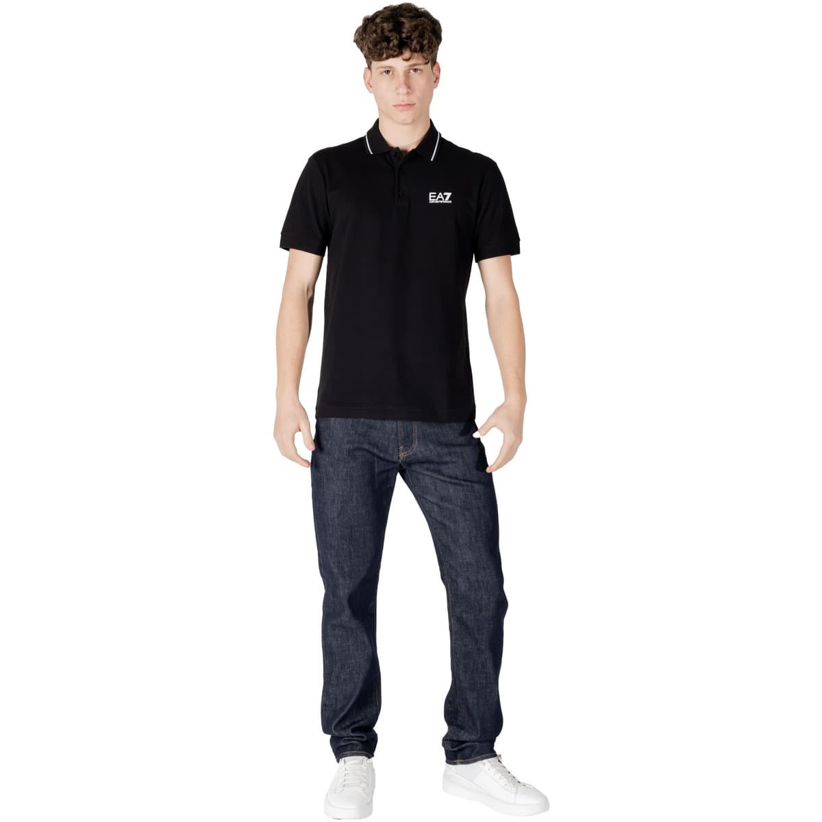 Men's Polo Shirts EA7 Black