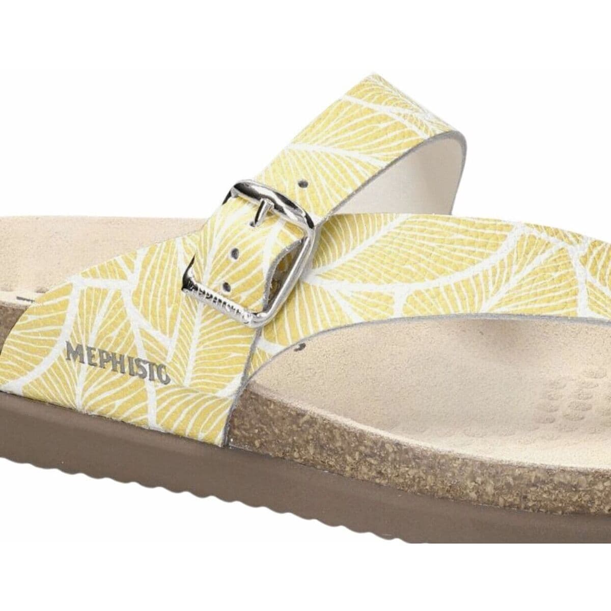 Women's Flip Flops Mephisto Yellow