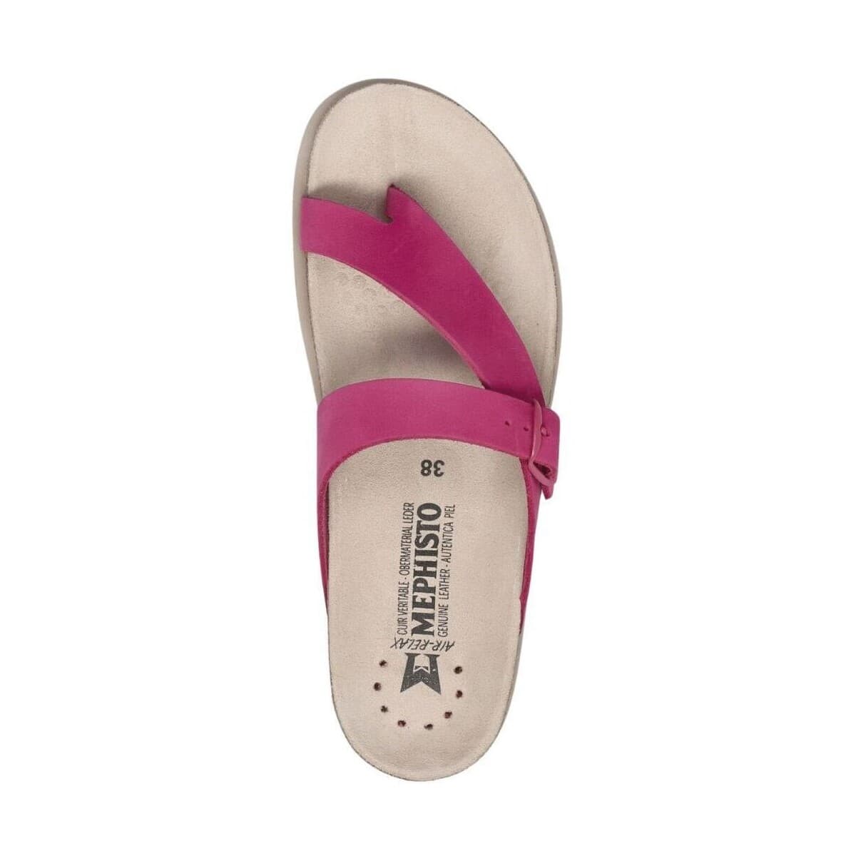 Women's Flip Flops Mephisto Pink