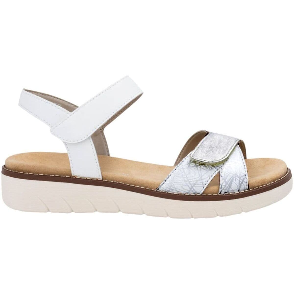 Women's Platforms Remonte Silver